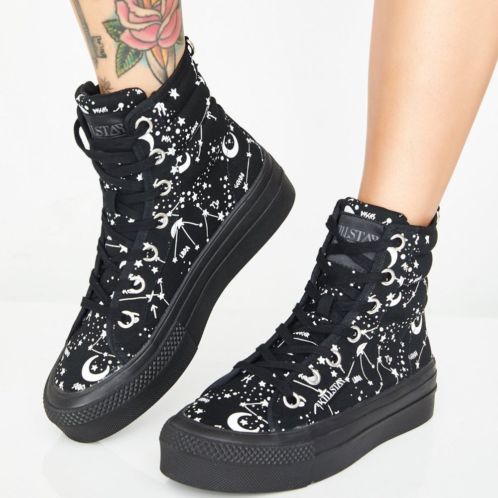 ISO! Killstar | STARMAP HIGH TOPS | US Size 6